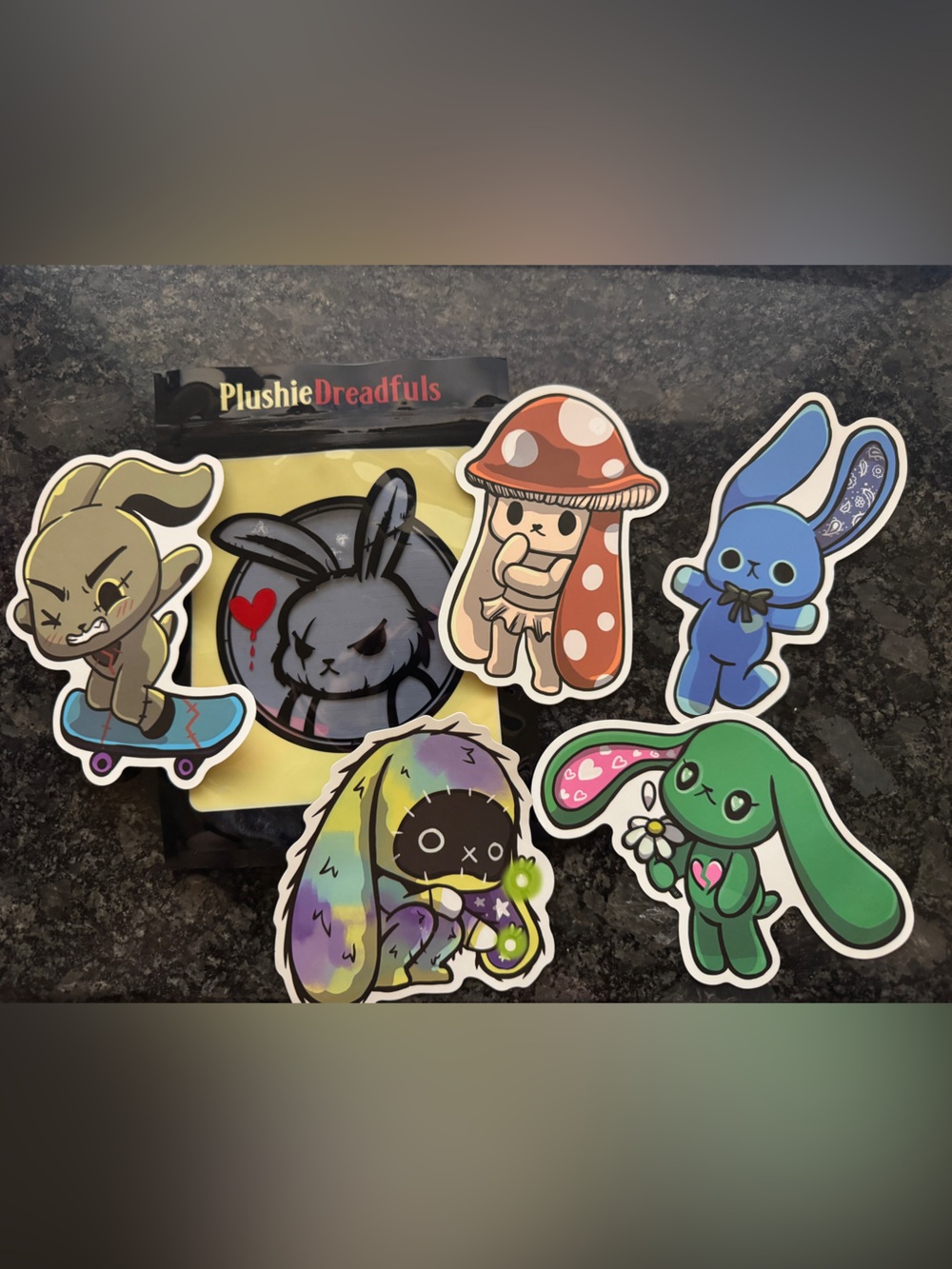 Plushie Dreadfuls Multicolor Kids Habitat Sticker Pack